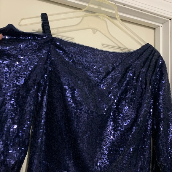 Never been worn MOB all sequin long dress. Elegant and fun! - Picture 2 of 4